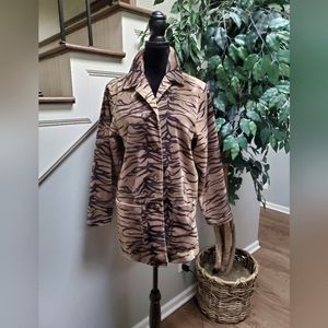 💜PRICE FIRM💜Vintage Karen Kane tiger print jacket